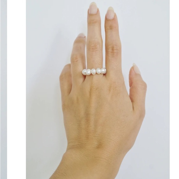 Anita Berisha “She is Kind” 3mm Freshwater Pearl Ring - Picture 1 of 5